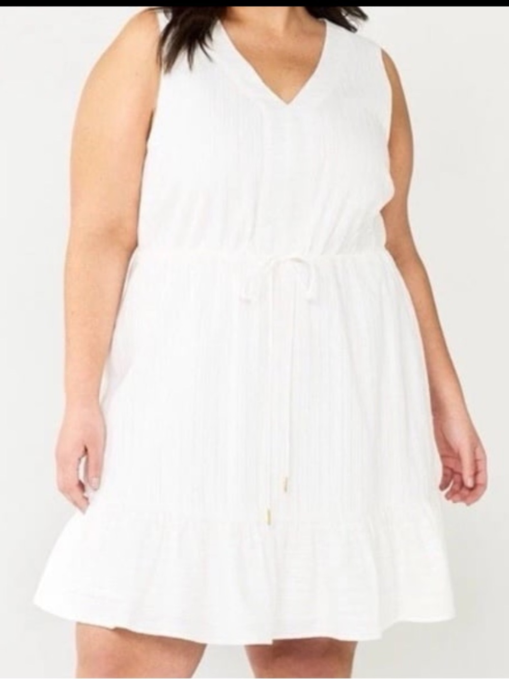 Draper James Women 3X White Sleeveless Dress
Classic Summer Whimsical Boho